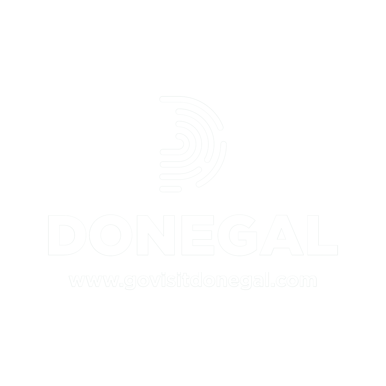 Donegal logo with no background, featuring Donegal website